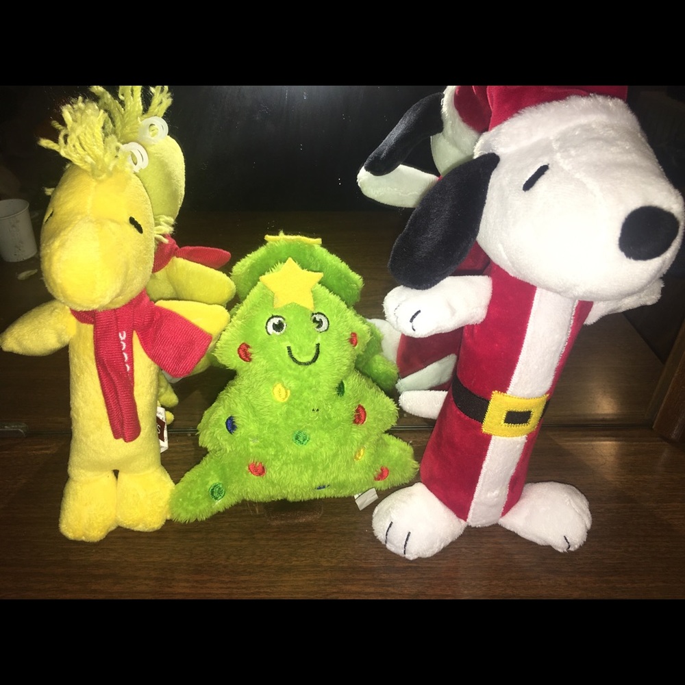 Snoopy Christmas Dog Toy Pack
